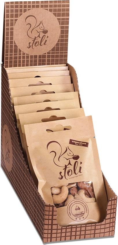 STOLI Nuss Mix deluxe ungesalzen 10 Beutel 30g