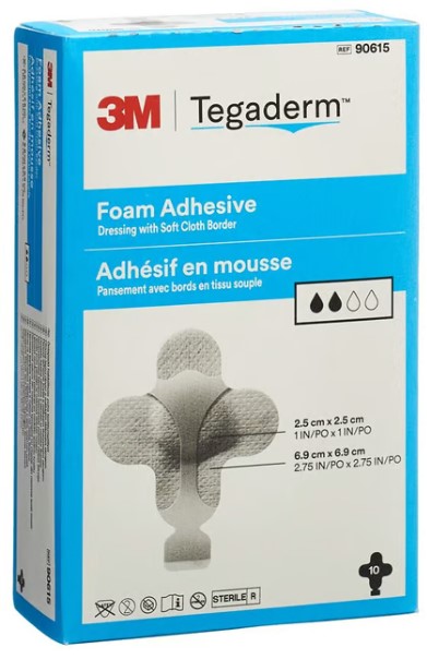 3M TEGADERM FOAM HP Schaumkompresse Mini Kreuz adhesive 10 Stück 3M TEGADERM FOAM HP Schaumkompresse Mini Kreuz adhesive 10 Stück