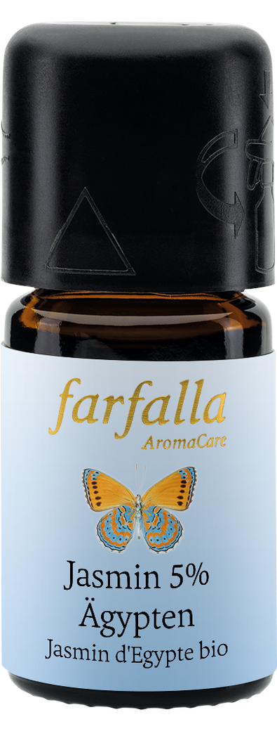 FARFALLA Jasmin Ögypten 5% Öth/Öl Bio 5ml FARFALLA Jasmin Ögypten 5% Öth/Öl Bio 5ml