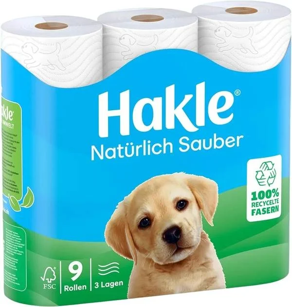 Hakle Nat Toil-Pap 9.8x12cm Re 3-l 150 Bl 36 Stück