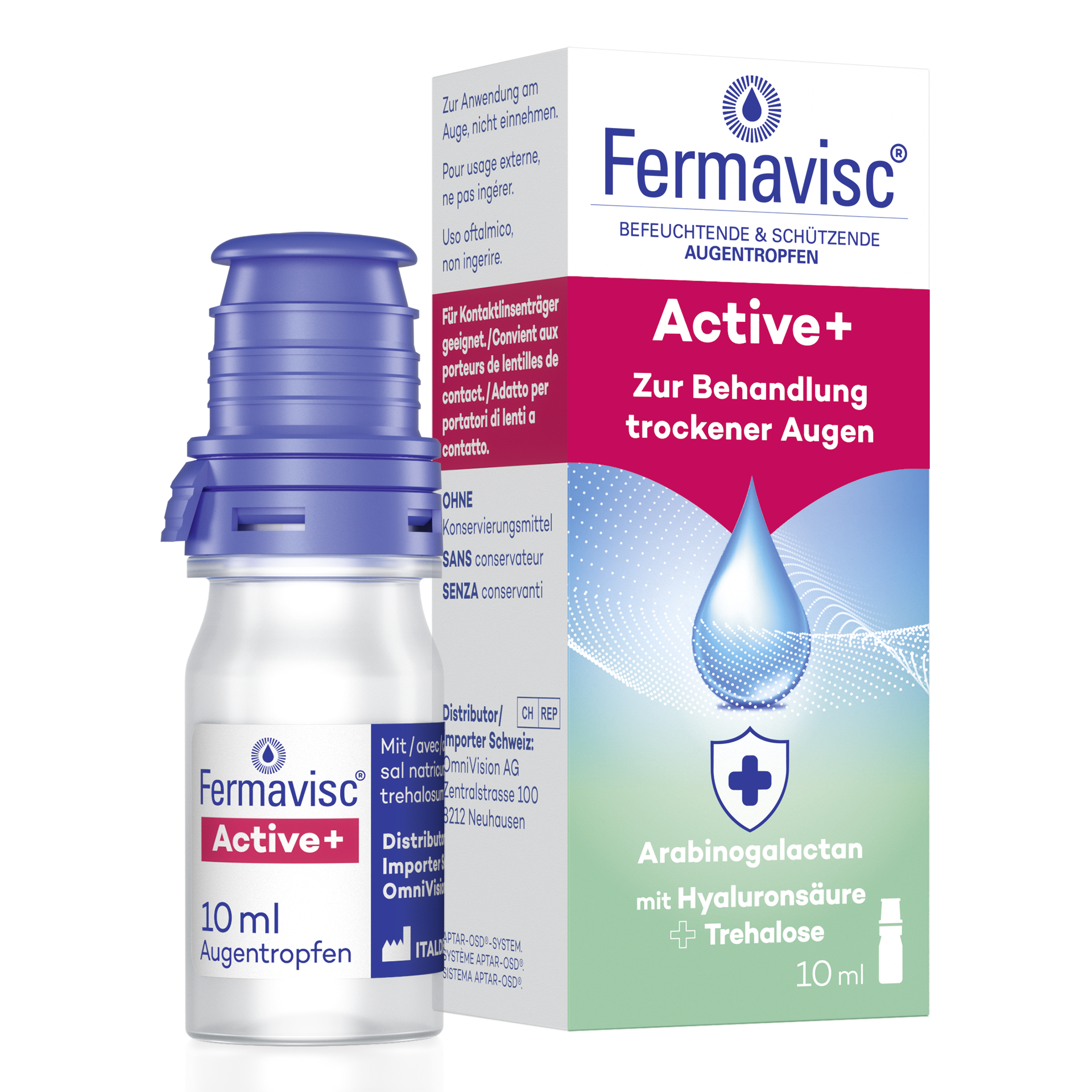 Fermavisc® Active plus Gtt Opht Tropfen 10ml