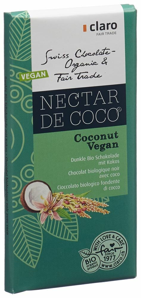 CLARO Schokolade Coco Fairtrade Bio 100g