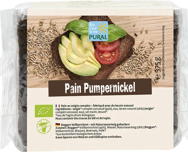 Pural Pumpernickel Brot 375g