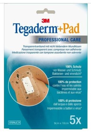 3M Tegaderm+Pad 9x10cm Wundkissen 4.5x6cm 5 Stück 3M Tegaderm+Pad 9x10cm Wundkissen 4.5x6cm 5 Stück