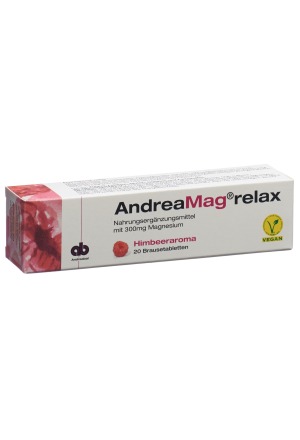 ANDREAMAG relax Brausetabletten Himbeeraroma 20 Stück ANDREAMAG relax Brausetabletten Himbeeraroma 20 Stück