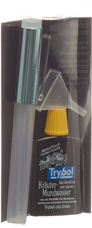Trybol MundSpray clip-fresh blau 8ml +Mundwass 20ml