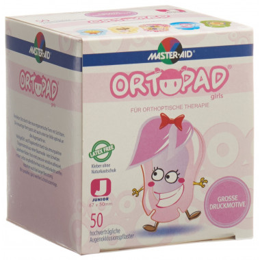 Ortopad Occlusionspflaster Junior Girls -2 Jahre 50 Stück Ortopad Occlusionspflaster Junior Girls -2 Jahre 50 Stück