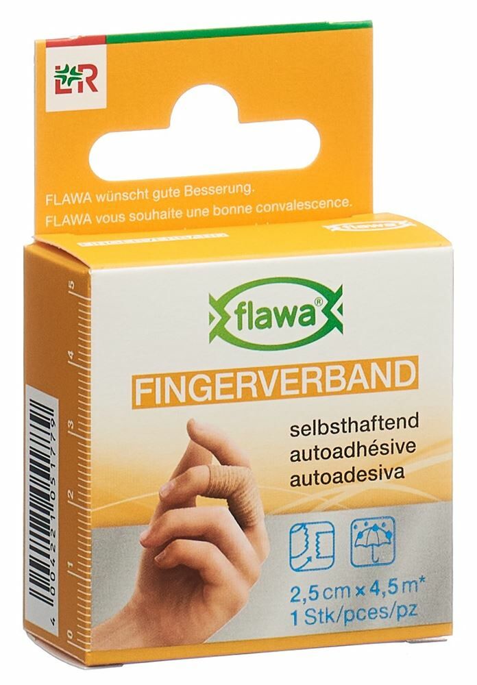 Flawa Fingerverband selbsthaftend 2.5cmx4.5m hautfarbig Flawa Fingerverband selbsthaftend 2.5cmx4.5m hautfarbig