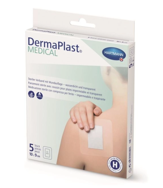 DermaPlast Medical Transparentverband 10x9cm 5 Stück DermaPlast Medical Transparentverband 10x9cm 5 Stück