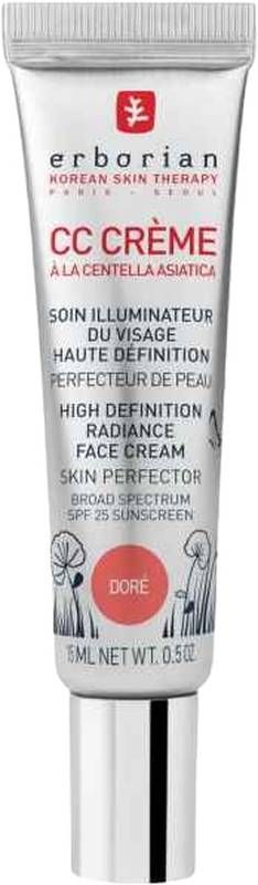 Erborian Korean Therapy Cc Creme Doré 15ml