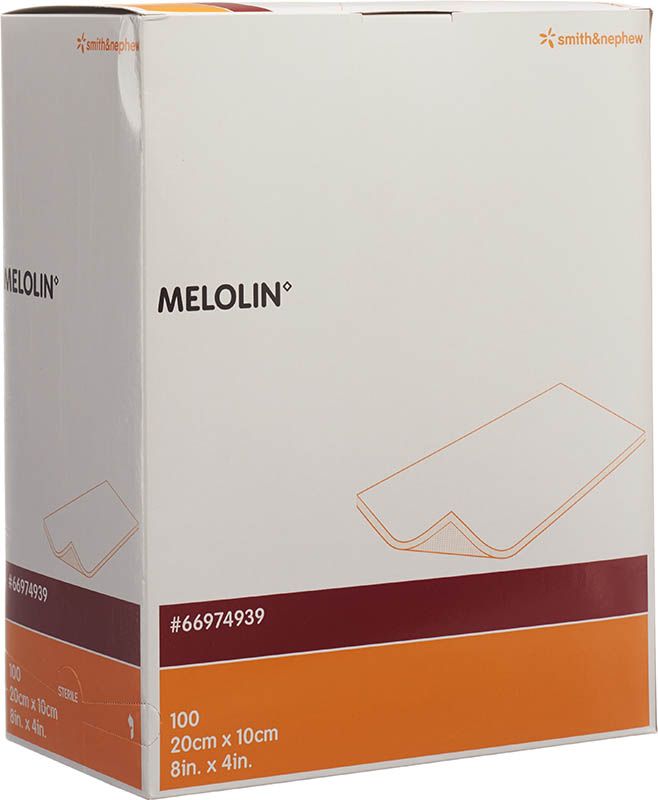 MELOLIN Wundkompressen 10x20cm steril 100Btl