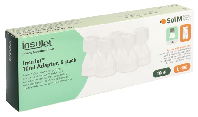 SOL-M InsuJet Adapter 10 ml 5 Stück
