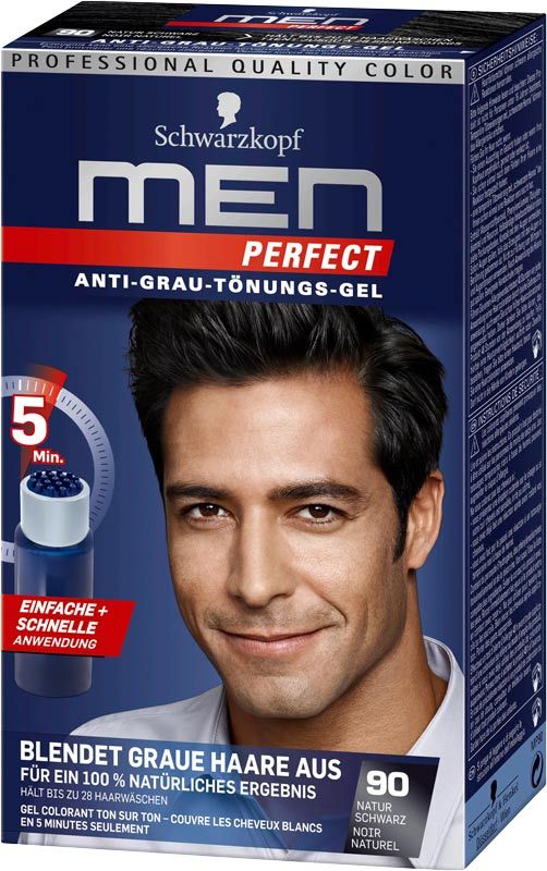 MEN PERFECT Tönung 90 Natur Schwarz