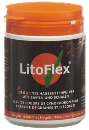 LitoFlex original dänisches Hagenbuttenpulver 125g
