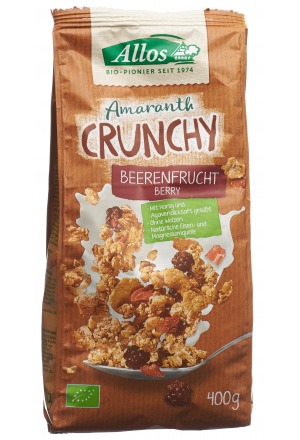 ALLOS Amaranth Crunchy Beerenfrucht Btl 400g