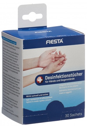 FIESTA Desinfektionstuch für Hände und Gegenstände 30 Stück