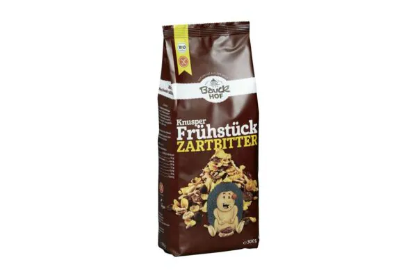 BAUCKHOF Knusper Frühstück Zartbitt glutenfr 300g BAUCKHOF Knusper Frühstück Zartbitt glutenfr 300g