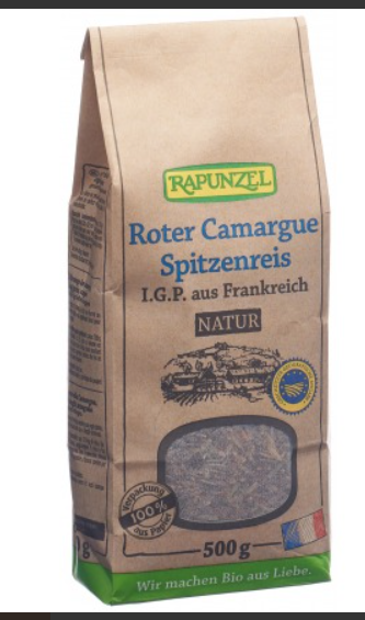 Rapunzel Camargue Reis rot Btl 500g Rapunzel Camargue Reis rot Btl 500g