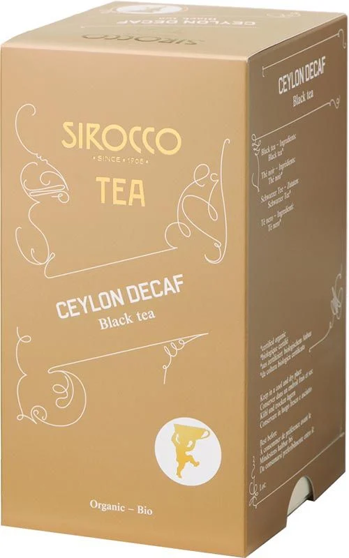Sirocco Teebeutel Ceylon Decaf 20 Stück Sirocco Teebeutel Ceylon Decaf 20 Stück