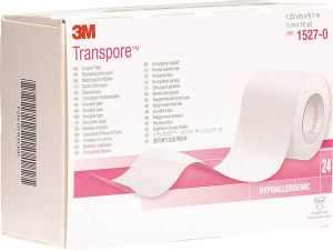 3M Transpore Rollenpflaster 12mmx9.14m transparent 24 Stück 3M Transpore Rollenpflaster 12mmx9.14m transparent 24 Stück