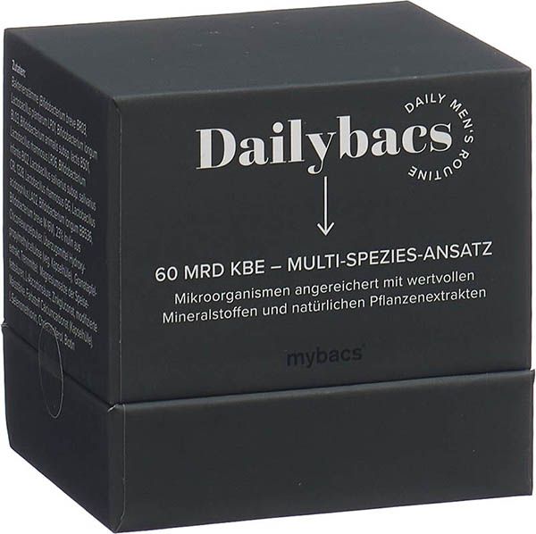 MYBACS Dailybacs Männer 30 Tage Kapseln Glas 30 Stück