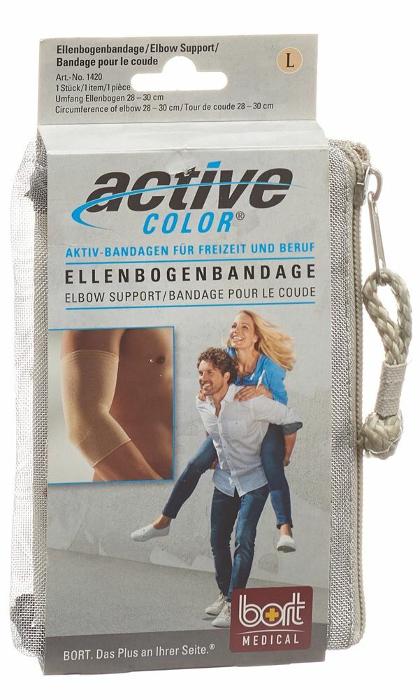 BORT ActiveColor Ellenbogenbandage S -26cm beige BORT ActiveColor Ellenbogenbandage S -26cm beige
