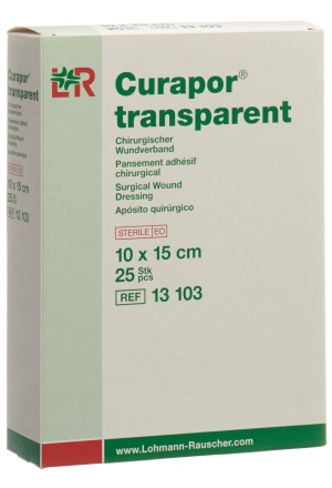 Curapor Wundverband 10x15cm transparent 25 Btl Curapor Wundverband 10x15cm transparent 25 Btl