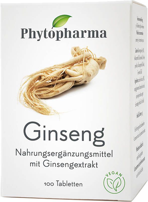 Phytopharma Ginseng Tabletten 100 Stück Phytopharma Ginseng Tabletten 100 Stück