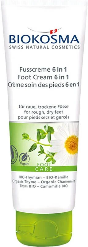 BIOKOSMA Fusscreme 6in1 Thym Kam BIO 75ml