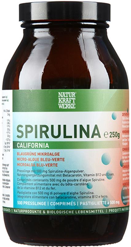 NATURKRAFTWERKE Spirulina Californ Pressl 500 Stück NATURKRAFTWERKE Spirulina Californ Pressl 500 Stück