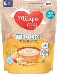 Milupa Guten Morgen Milde Früchte 6m+ 400g