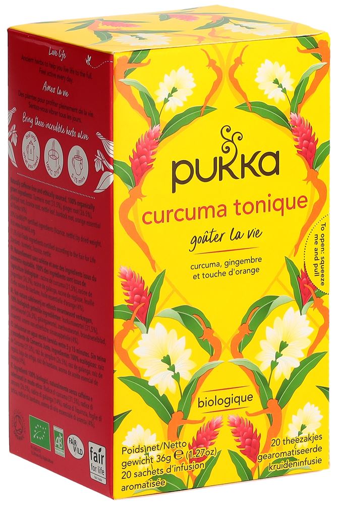 Pukka Curcuma Tonique Tee Bio Btl 20 Stück Pukka Curcuma Tonique Tee Bio Btl 20 Stück