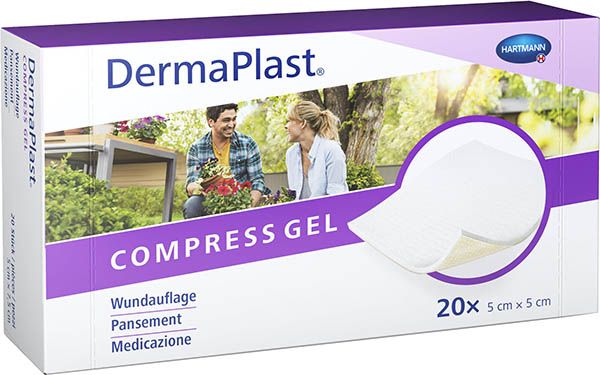 DermaPlast® Compress Gel 5x5cm 20 Stück DermaPlast® Compress Gel 5x5cm 20 Stück
