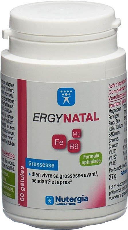 Nutergia Ergynatal Gélules 60 Stück