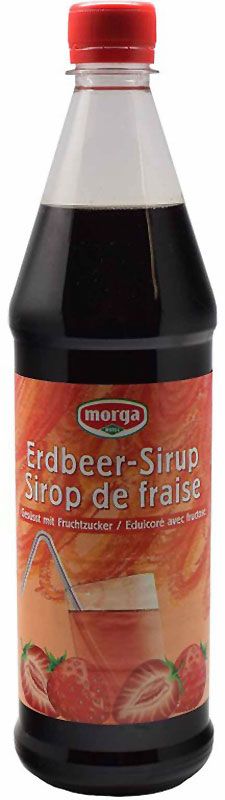 Morga Erdbeer Sirup mit Fruchtzucker Petfl 7.5dl Morga Erdbeer Sirup mit Fruchtzucker Petfl 7.5dl