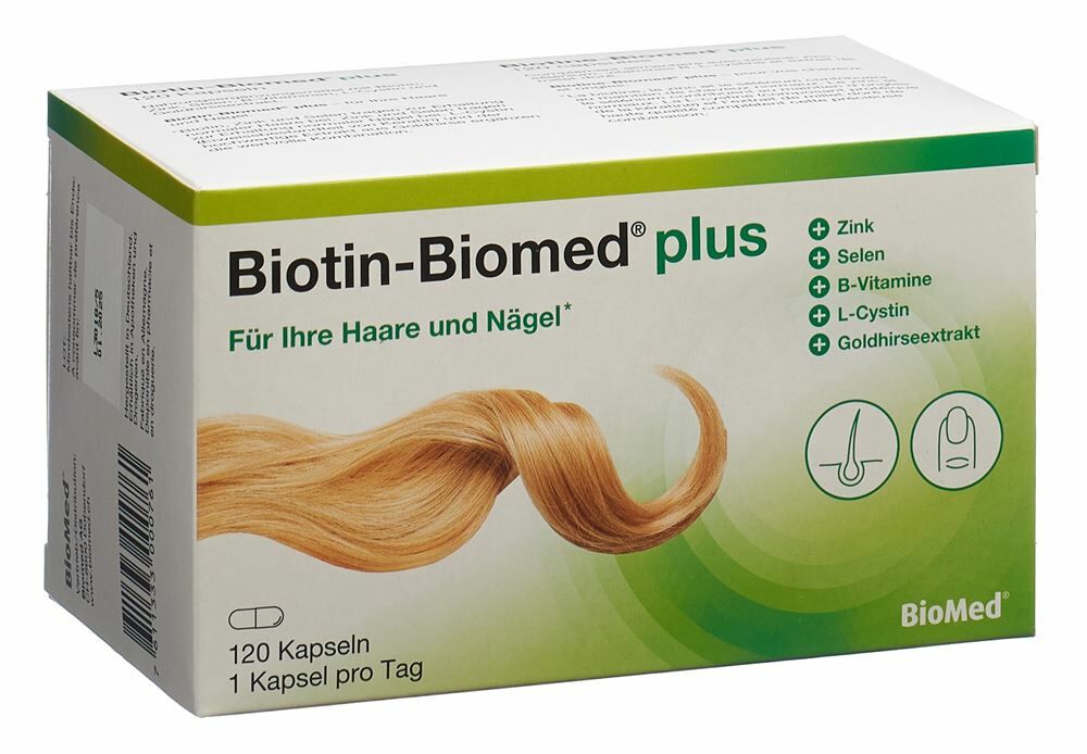 Biotin-BioMed® plus Kapseln 120 Stück Biotin-BioMed® plus Kapseln 120 Stück