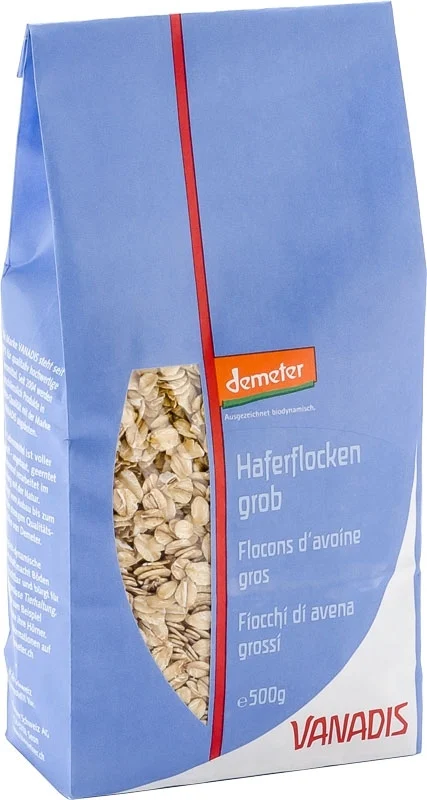 Vanadis Haferflocken grob 500g