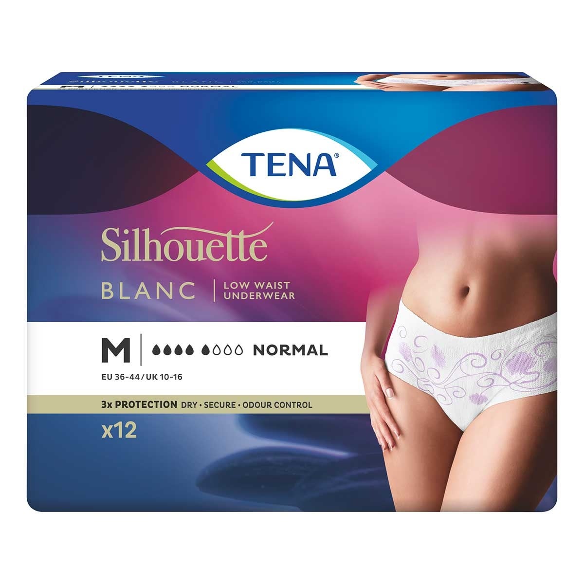 TENA Silhouette Normal M weiss 12 Stück