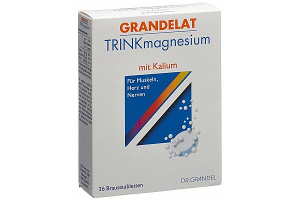 Dr. Grandel Trinkmagnesium mit Kalium Brausetabletten 36 Stück Dr. Grandel Trinkmagnesium mit Kalium Brausetabletten 36 Stück