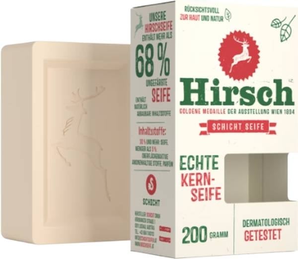 HIRSCH Kernseife Karton 200g