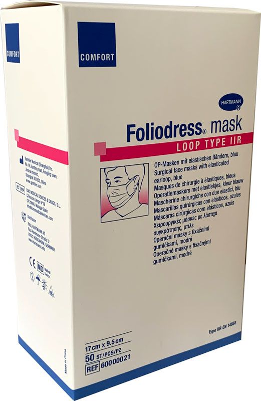 Foliodress Mask Loop Typ IIR 50 Stück