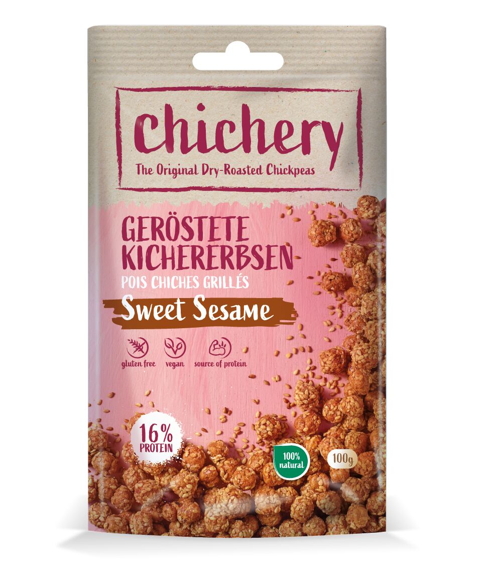 CHICHERY Kichererbsen Sweet Sesame Btl 100g