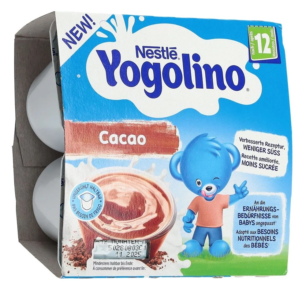 Nestlé Yogolino Cacao 12M 4 x 100g