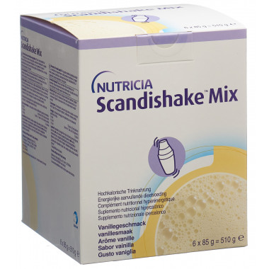 Scandishake Mix Pulver Vanille 6 Btl 85g Scandishake Mix Pulver Vanille 6 Btl 85g