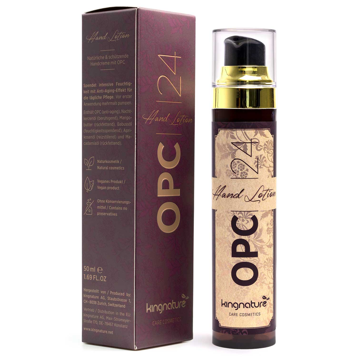 KINGNATURE OPC 24 Handlotion Flasche 50ml