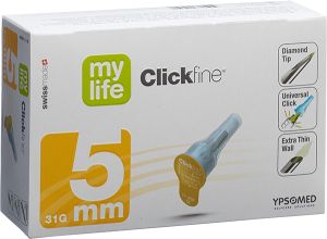 mylife Clickfine Pen Nadeln 5mm 31G 100 Stück mylife Clickfine Pen Nadeln 5mm 31G 100 Stück