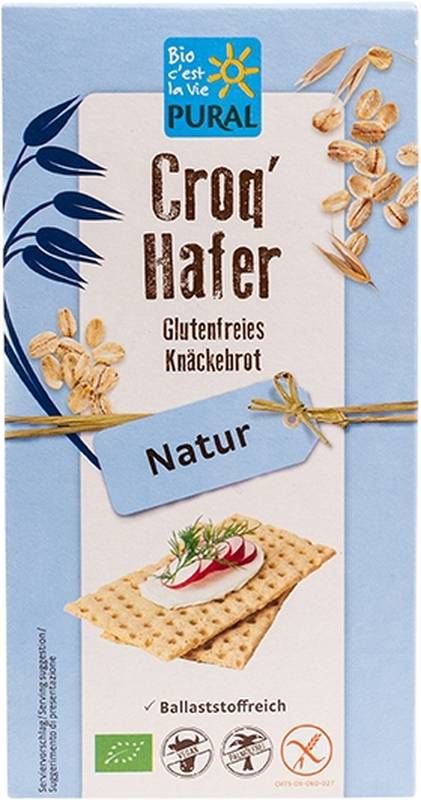 Pural Croq'Hafer Sesam Chia glutenfrei 160g Pural Croq'Hafer Sesam Chia glutenfrei 160g