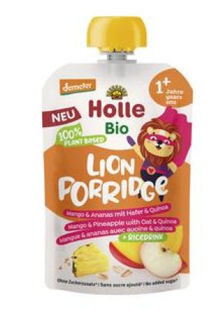 HOLLE Lion Porridge Mango Anan Hafer Quin 110g