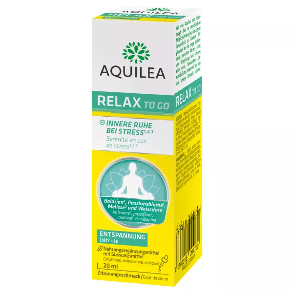 Aquilea Relax To Go Tropfen Pipette 20ml Aquilea Relax To Go Tropfen Pipette 20ml