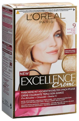 EXCELLENCE Color Creme Triple Protection hell blond 9